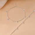 Disc Charm Link Chain Anklet