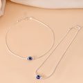 Blue Evil Eye Charm Anklet